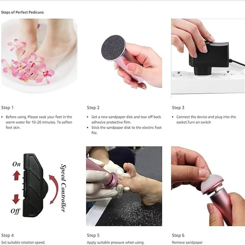 SoleRefiner Pro™ Electric Callus Remover