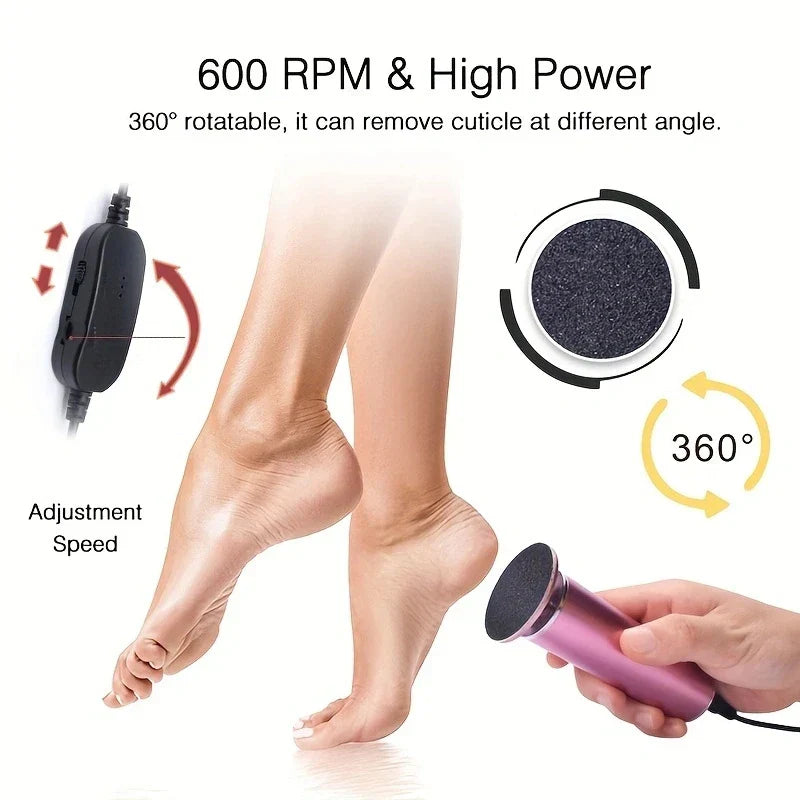 SoleRefiner Pro™ Electric Callus Remover