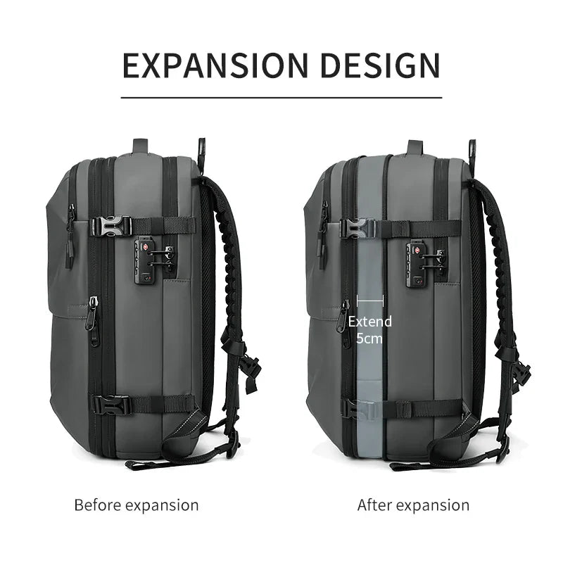 Travel Backpack with Vacuum Compression - Efficient Packing Solution!